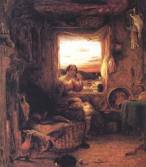 Mulready, William Interior of an English Cottage (mk25) Germany oil painting art